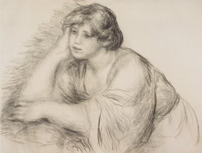 Sitzendes Mädchen von Pierre Auguste Renoir
